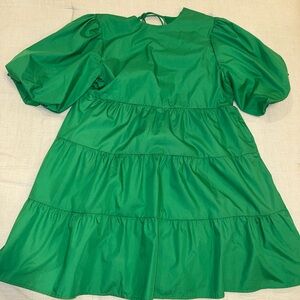 Elegant Green Mini Dress